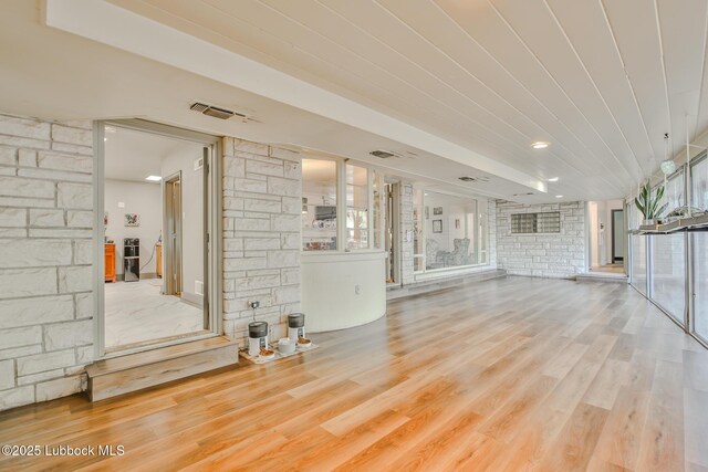 1901 31st St, Lubbock, TX 79411 - unfurnished living room with wood finished floors