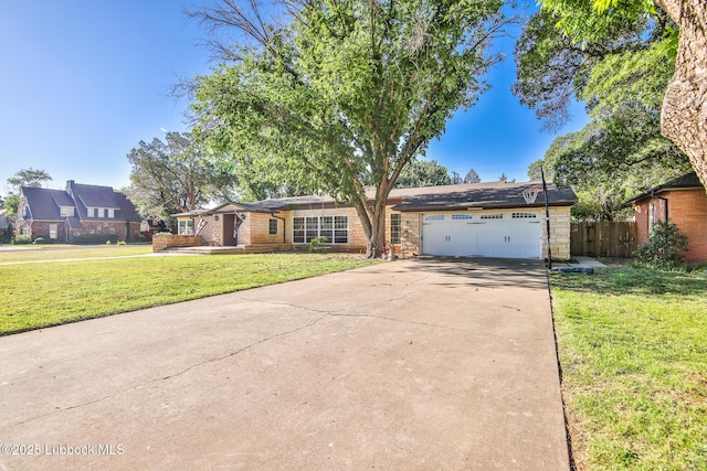 1901 31st St, Lubbock, TX 79411 - view of front facade featuring driveway and a garage