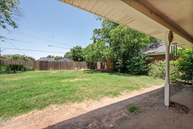 5426 28th St, Lubbock, TX 79407 - view of fenced backyard
