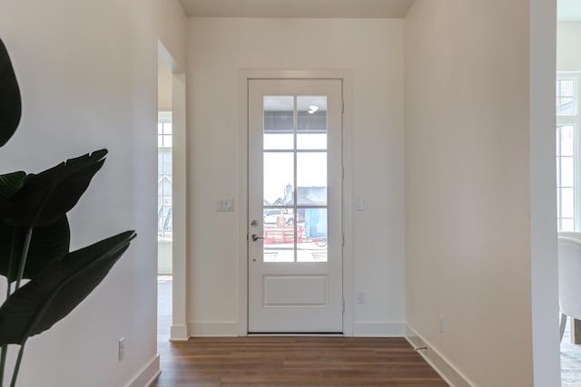 4610 138th Pl, Lubbock, TX 79424 - entryway featuring wood finished floors and healthy amount of natural light