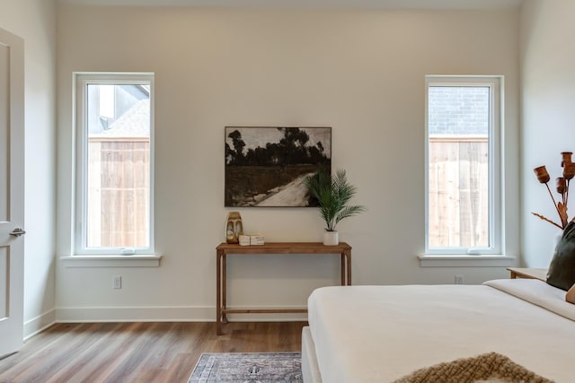 4610 138th Pl, Lubbock, TX 79424 - bedroom featuring wood finished floors and baseboards