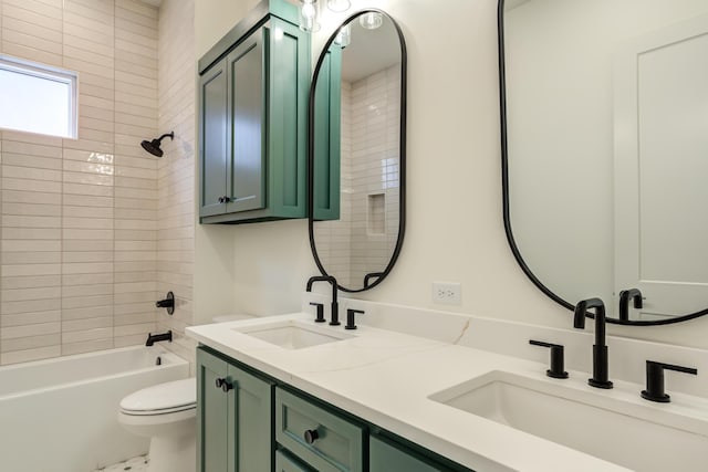 4610 138th Pl, Lubbock, TX 79424 - bathroom featuring double vanity and shower / bath combination