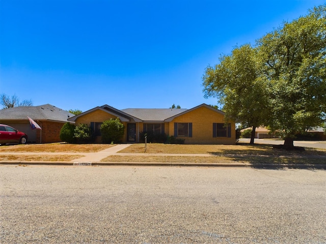 view of ranch-style home