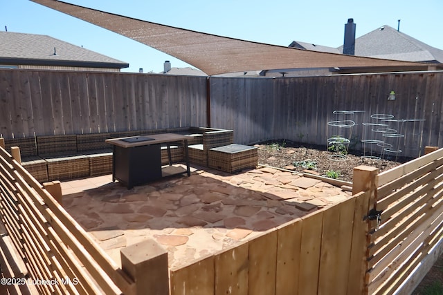 1023 N Fulton Ave, Lubbock, TX 79416 - view of patio with outdoor lounge area