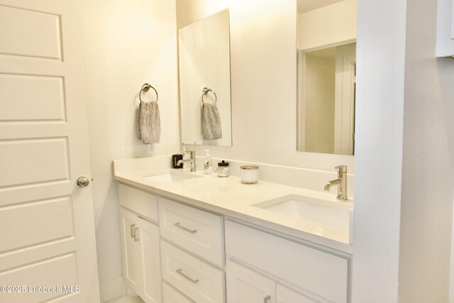 1023 N Fulton Ave, Lubbock, TX 79416 - bathroom with double vanity