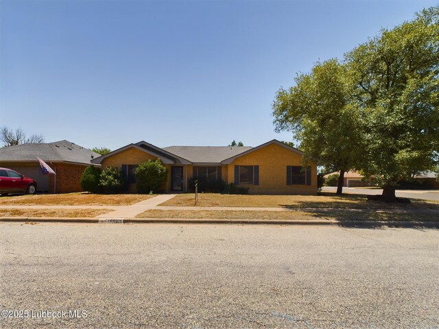 3419 101st St, Lubbock, TX 79423 - view of ranch-style home
