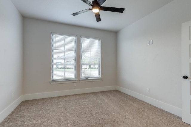4603 140th St, Lubbock, TX 79424 - spare room featuring ceiling fan and carpet flooring