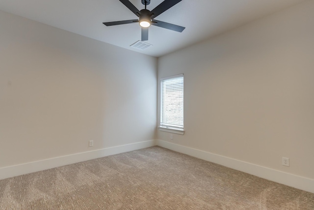 4603 140th St, Lubbock, TX 79424 - empty room with light colored carpet and a ceiling fan