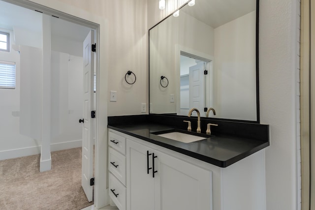 4603 140th St, Lubbock, TX 79424 - bathroom featuring vanity and baseboards