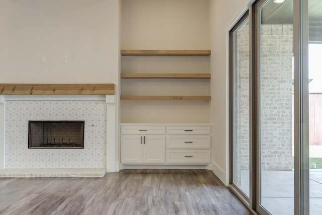 4603 140th St, Lubbock, TX 79424 - unfurnished living room featuring wood finished floors