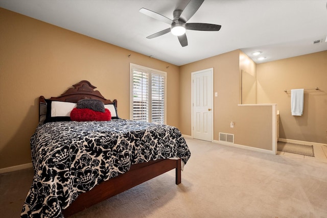 314 York Ave, Lubbock, TX 79416 - bedroom with carpet flooring and a ceiling fan