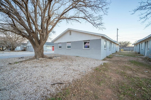 view of back of property