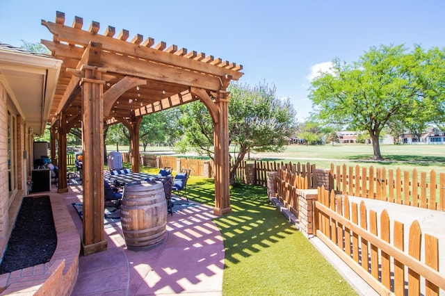 view of patio