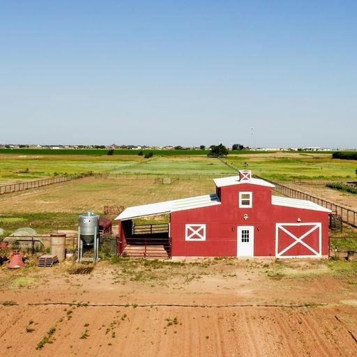 4306 Alcove Ave, Lubbock, TX 79407 - view of barn with a rural view, fence, and an exterior structure