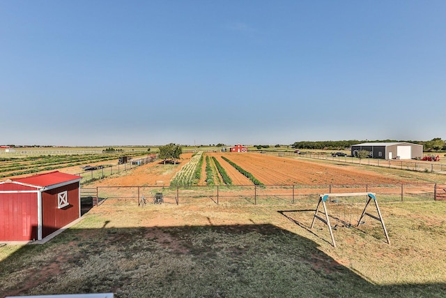4306 Alcove Ave, Lubbock, TX 79407 - view of yard with a rural view and fence