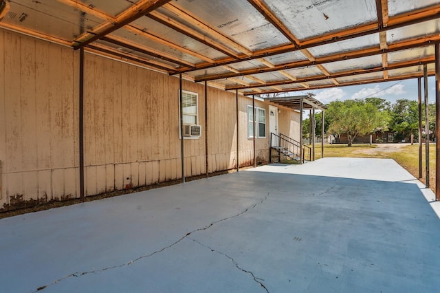 view of patio / terrace featuring cooling unit