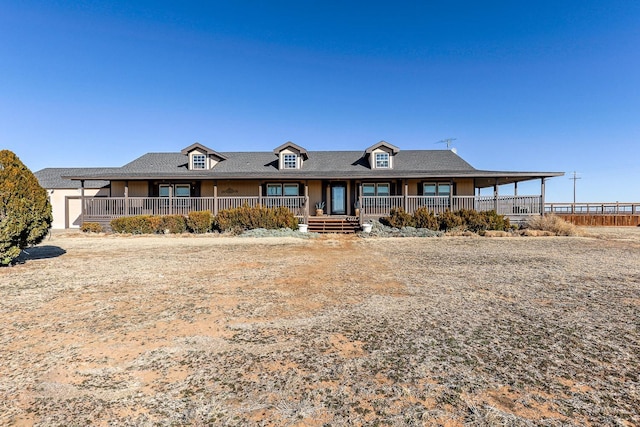 view of farmhouse inspired home