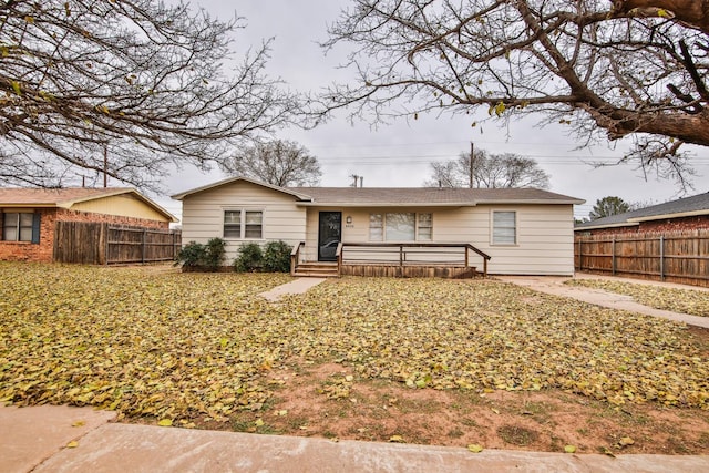 view of rear view of house