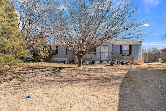 view of manufactured / mobile home