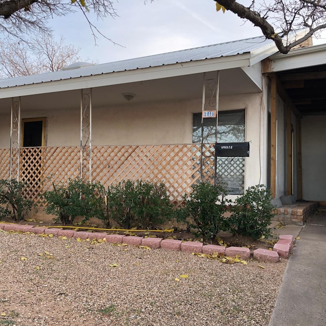 view of home's exterior