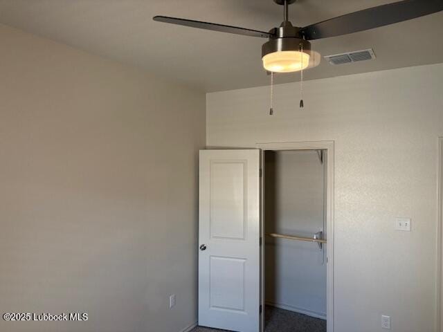 2612 136th St, Lubbock, TX 79423 - unfurnished bedroom with a closet, baseboards, and ceiling fan