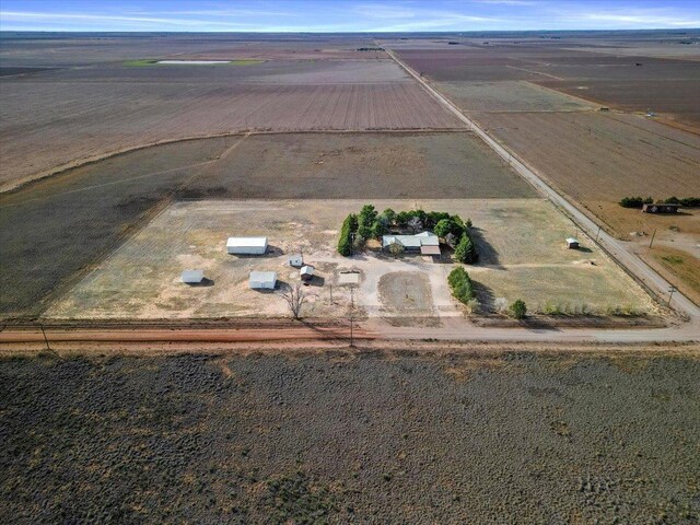 bird's eye view featuring a rural view