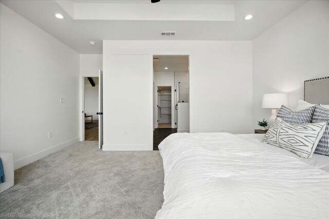 1406 Durham Ave, Wolfforth, TX 79382 - bedroom featuring carpet floors and recessed lighting