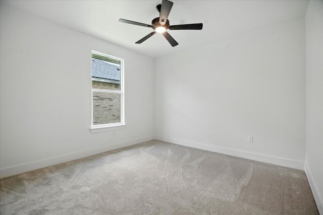 1406 Durham Ave, Wolfforth, TX 79382 - empty room with carpet floors and ceiling fan