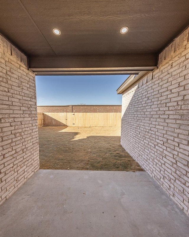 view of patio