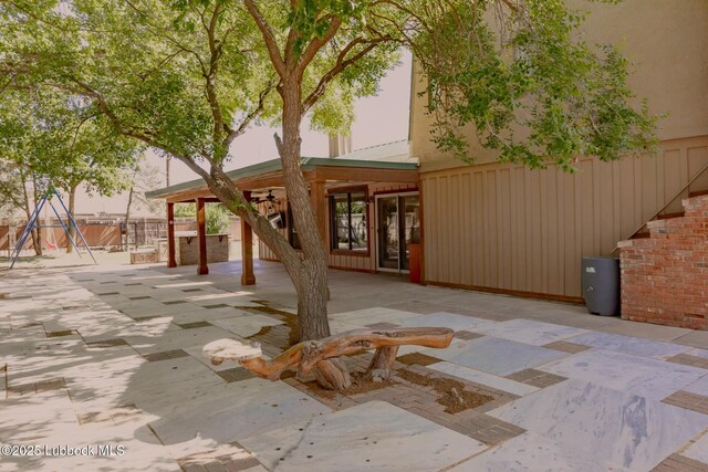 5412 20th St, Lubbock, TX 79407 - exterior space with a patio