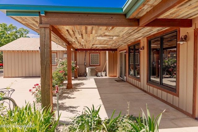 5412 20th St, Lubbock, TX 79407 - view of patio / terrace with central AC unit