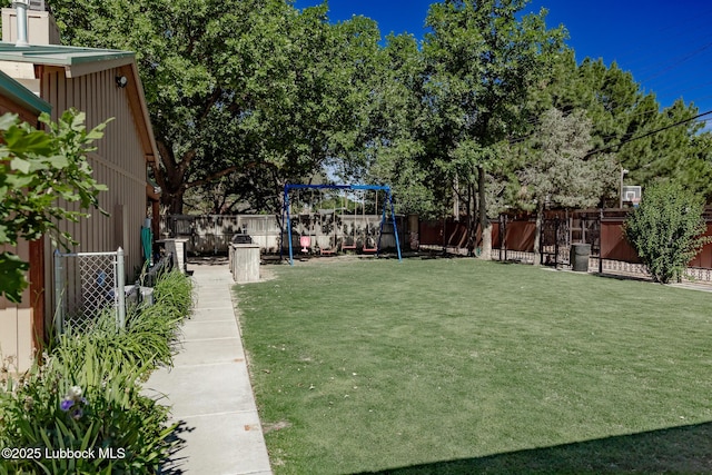 5412 20th St, Lubbock, TX 79407 - view of yard featuring a playground