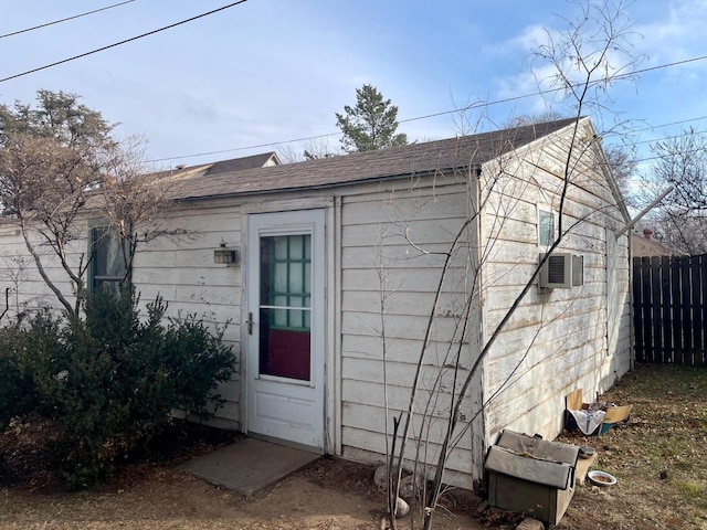 view of outbuilding