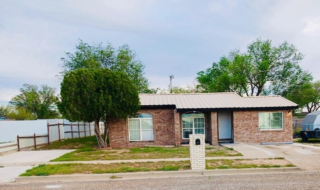 view of ranch-style house