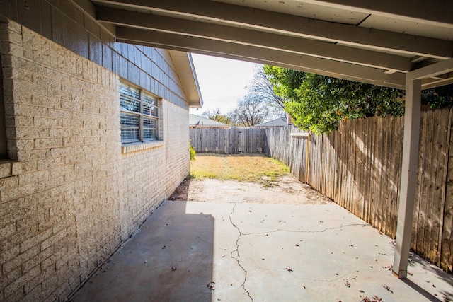 view of patio