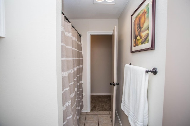 bathroom featuring tile patterned floors