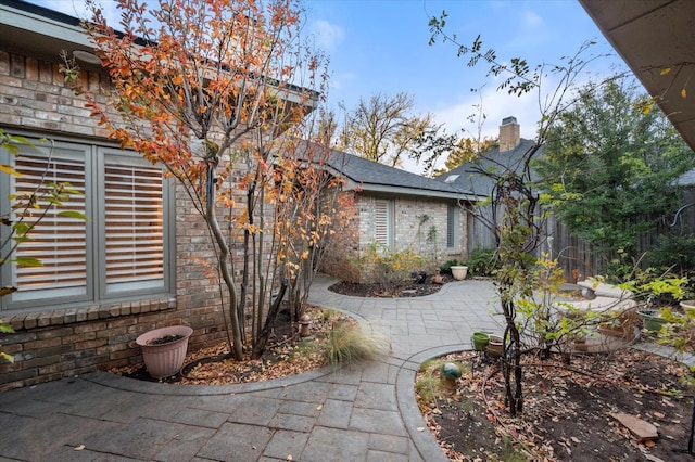 exterior space with a patio