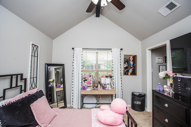 2911 111th St, Lubbock, TX 79423 - carpeted bedroom featuring baseboards and a ceiling fan