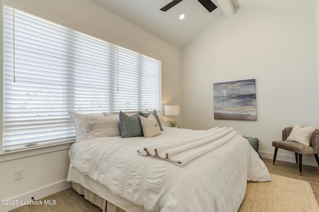 3817 128th St, Lubbock, TX 79423 - bedroom featuring wood finished floors, recessed lighting, and a ceiling fan