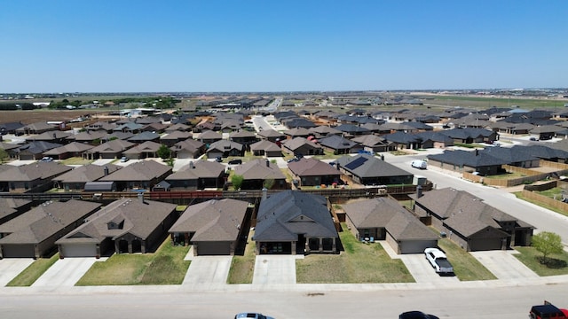 bird's eye view featuring a residential view
