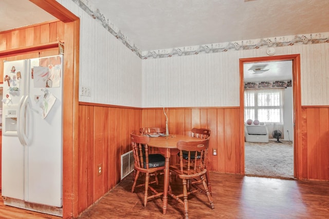 dining room featuring wood-type flooring