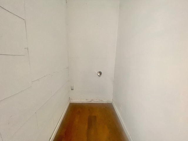 washroom featuring hardwood / wood-style flooring