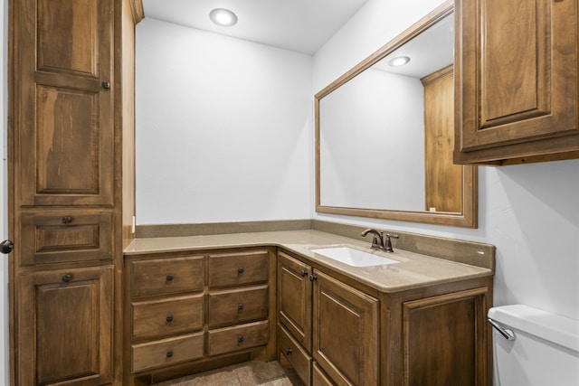 4635 30th St, Lubbock, TX 79410 - half bath with vanity and recessed lighting