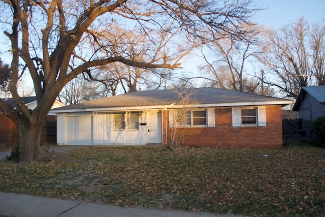 view of ranch-style house