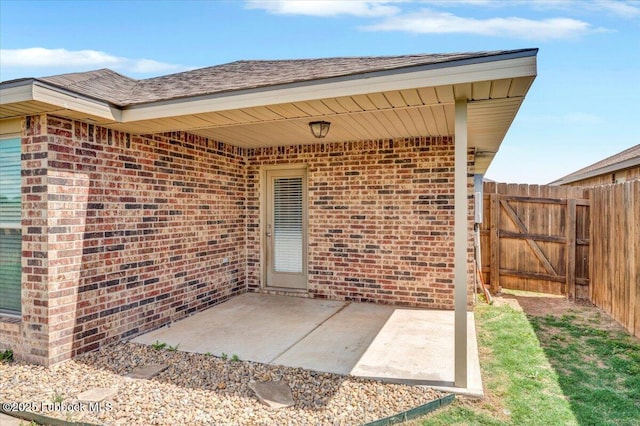 7024 34th Pl, Lubbock, TX 79407 - view of patio with a gate