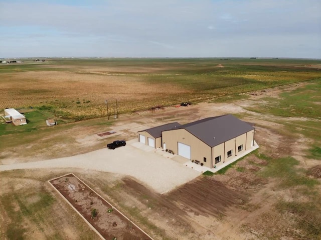 bird's eye view featuring a rural view