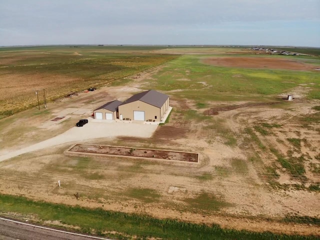 bird's eye view featuring a rural view