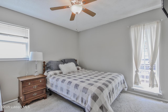 4816 55th St, Lubbock, TX 79414 - carpeted bedroom featuring ceiling fan