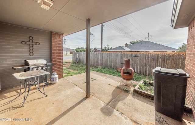 401 Oshkosh Ave, Lubbock, TX 79416 - view of patio featuring a grill