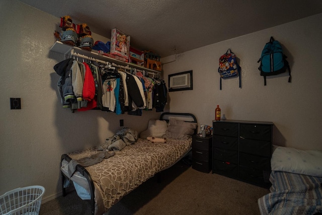 bedroom with carpet